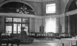Interiér reštaurácie v roku 1952