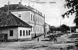 Pohľad na centrum Moldavy nad Bodvou