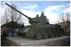 Tank T34 v Košickom Klečenove