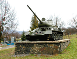 Tank T34 v Košickom Klečenove