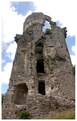 Slanský hrad - veža Nebojsa